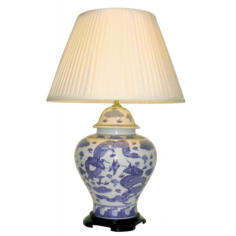 Large Dragon Jar Lamp