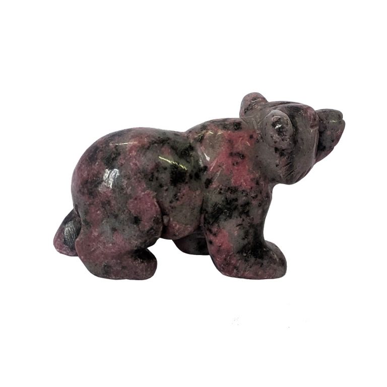 Rhodonite Bear