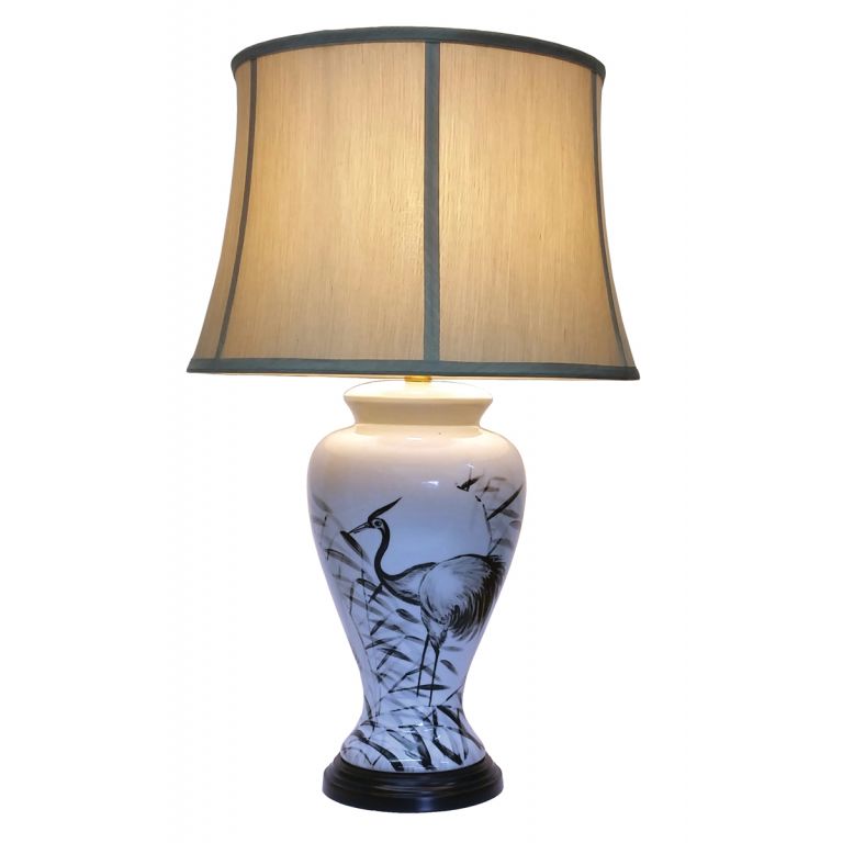 Wading Heron Lamp