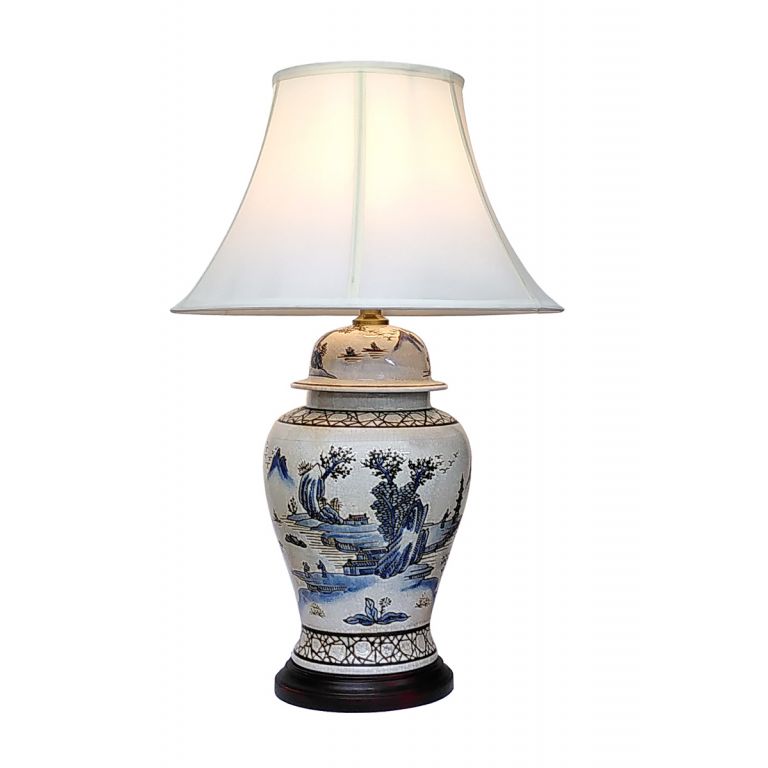Ancient Landscape General Jar Lamp